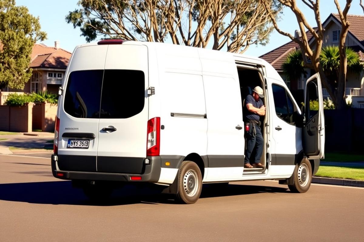Mobile trailer wiring service van in Perth